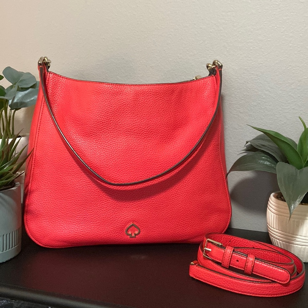 EUC Kate Spade Coral Shoulder Bag/Crossbody LIKE NEW